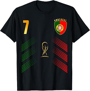 Portugal Flag Portugese Pride Lovers Retro T-Shirt