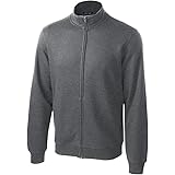 full zip sweatshirt no hood