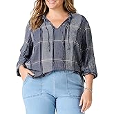 NIC+ZOE Womens Line It Up Top