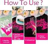 VINYL FROG HTV Roll Neon Rose Pink 30.5x155cm Heat Transfer Vinyl view 4