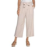 Liverpool Womens Pleated Crop Mid Rise Trouser with Self Belt