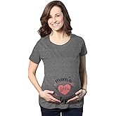 Crazy Dog T-Shirts Maternity Moms Little Valentines Day Cute Announcement Baby Pregnancy T Shirt