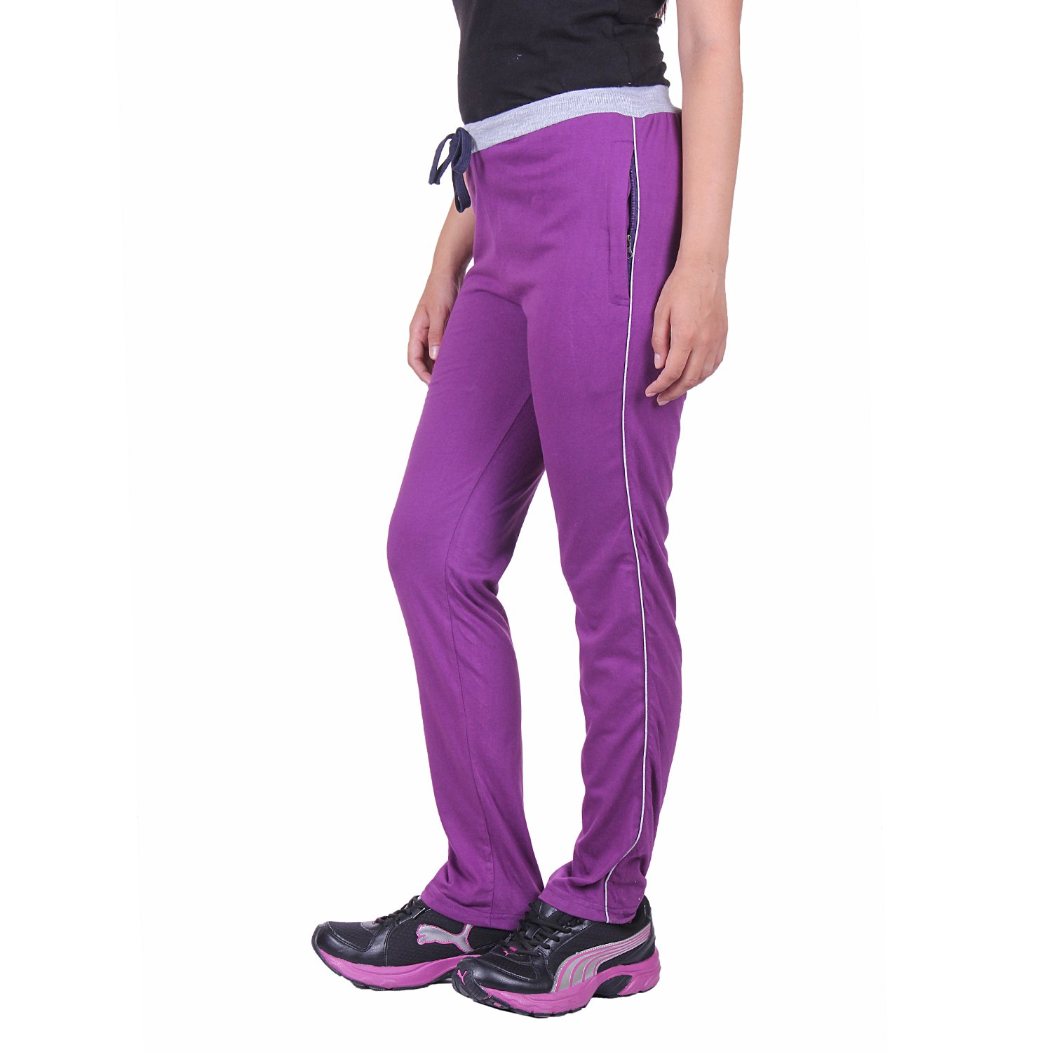 dfh women's cotton track pant