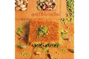 SINCE 1871 GÜLLÜOGLU Gulluoglu Pistachio Kadaif, 1.1 lb - 500 gr, daily fresh shipment from Istanbul/Turkey