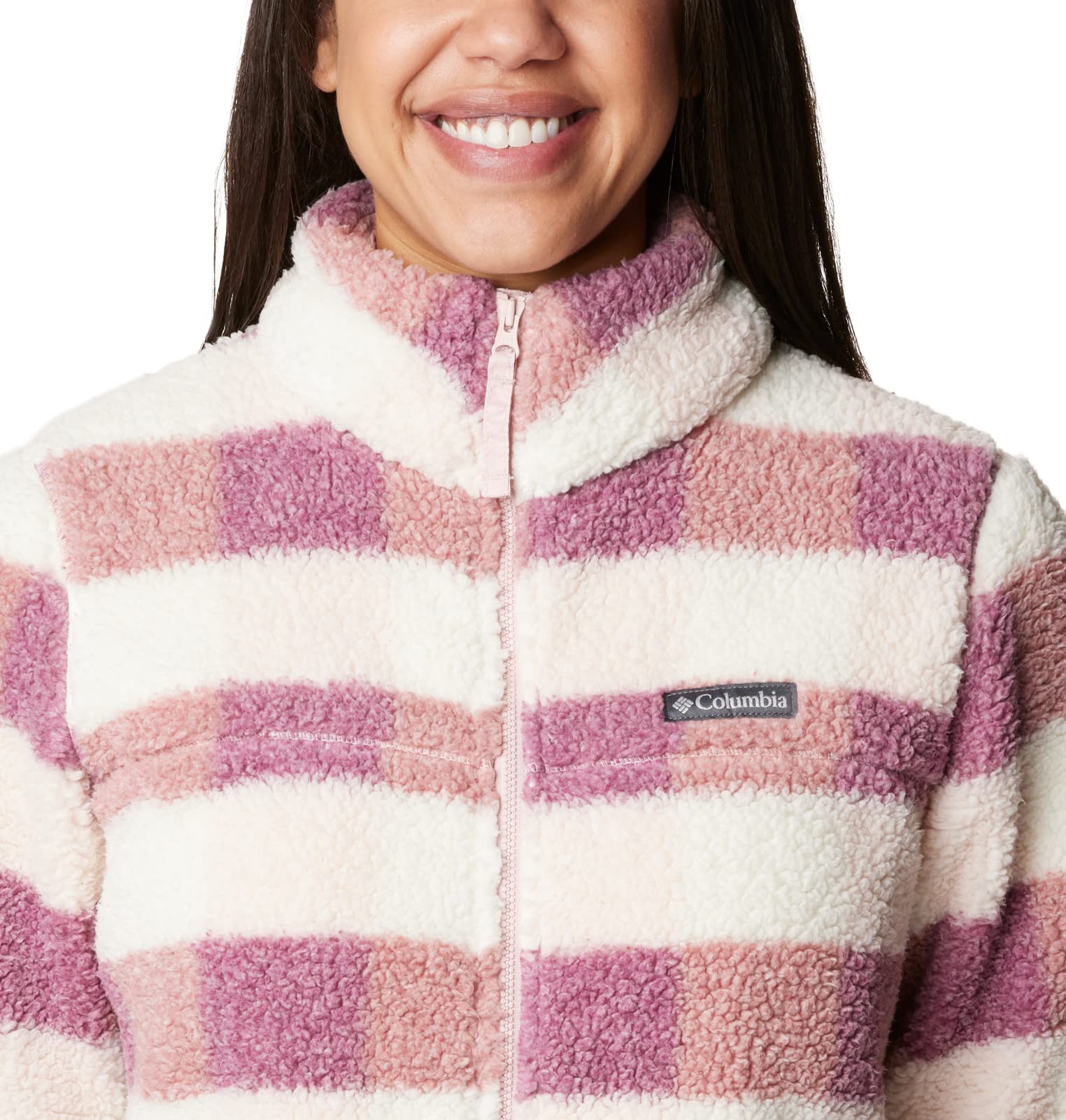 Columbia Women's West Bend Full Zip, Dusty Pink