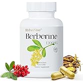 HyberVive Berberine Supplement 1200mg, Berberine HCl Supplement Supports Overall Wellness, High Potency Pure Berberine Extract for Women - Non GMO, Made in USA - 60 Capsules