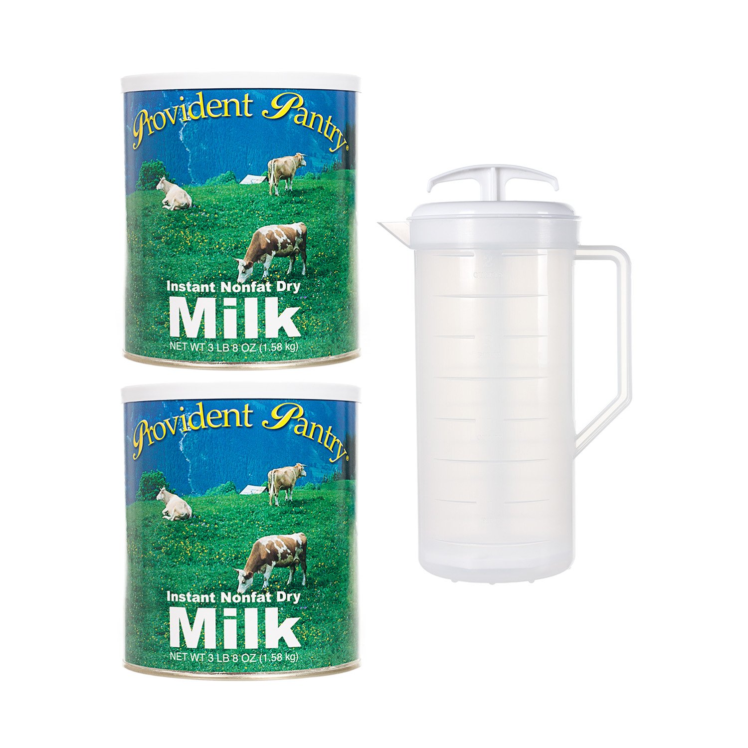 Amazon Com Provident Pantry Instant Nonfat Dry Milk Combo