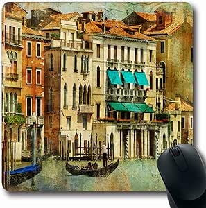 Alfombrillas de pintura Cúpula Pintura romántica de Venecia Pintura al