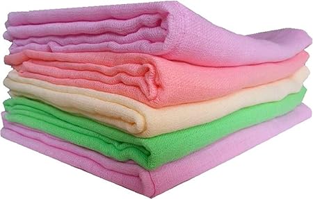 coloured muslin squares