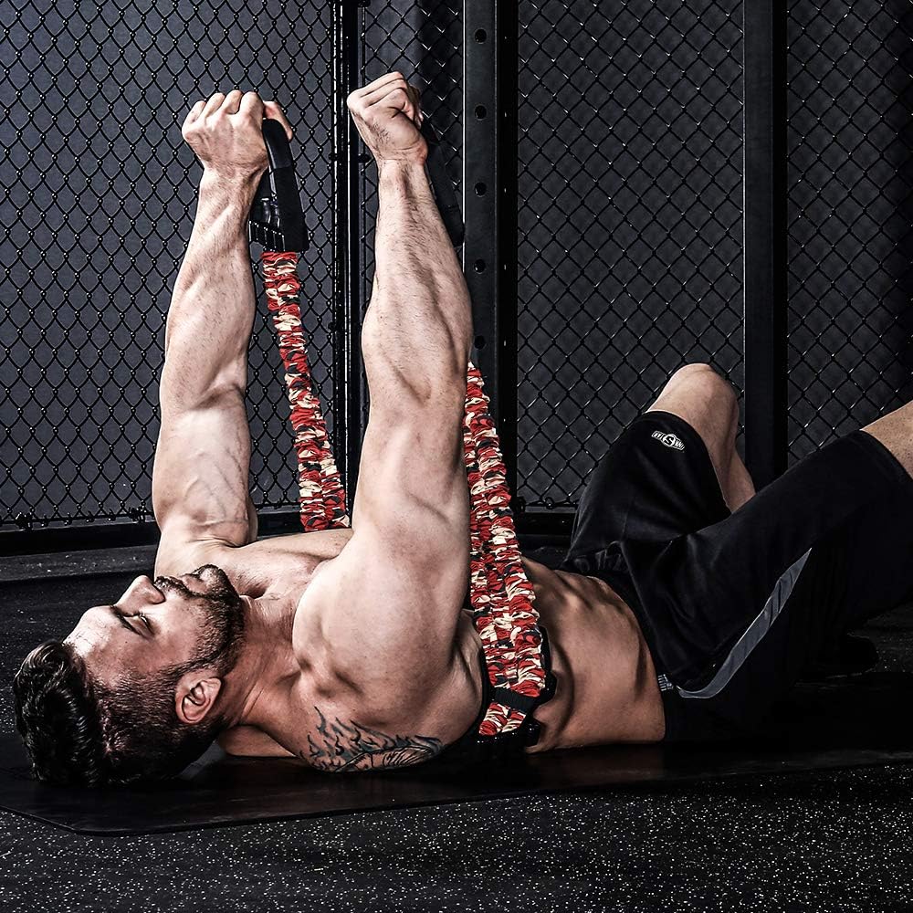 INNSTAR Adjustable Bench Press,Push Up Resistance Bands, Chest Builder Workout Equipment, Arm Expander Resistance Training for Home Workout,Gym,Fitness,Travel Training-Patented Product