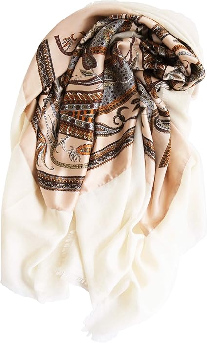 Amazon シトラス Citrus 正方形 大判ウール シルクストール ナチュラルピンク ストール 通販