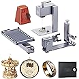 Longer Nano Pro Portable Laser Engraver,with Rotary Extension and Slide Extension,12000mW Laser Engraver and Cutter, DIY Engraver Tool for Wood,Acrylic, Leather, Cloth, Metal, Ceramics