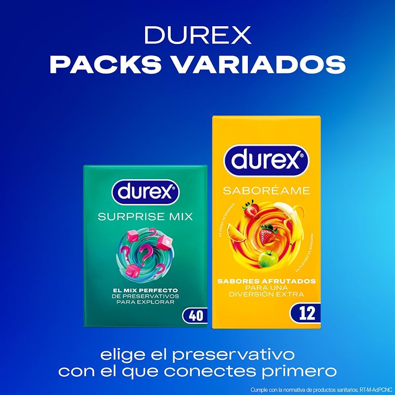Preservativos Surprise Mix, selección de 40 condones