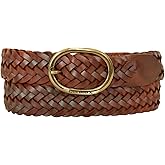 Eddie Bauer Women's Casual Leather Belts with Durable Metal Buckle