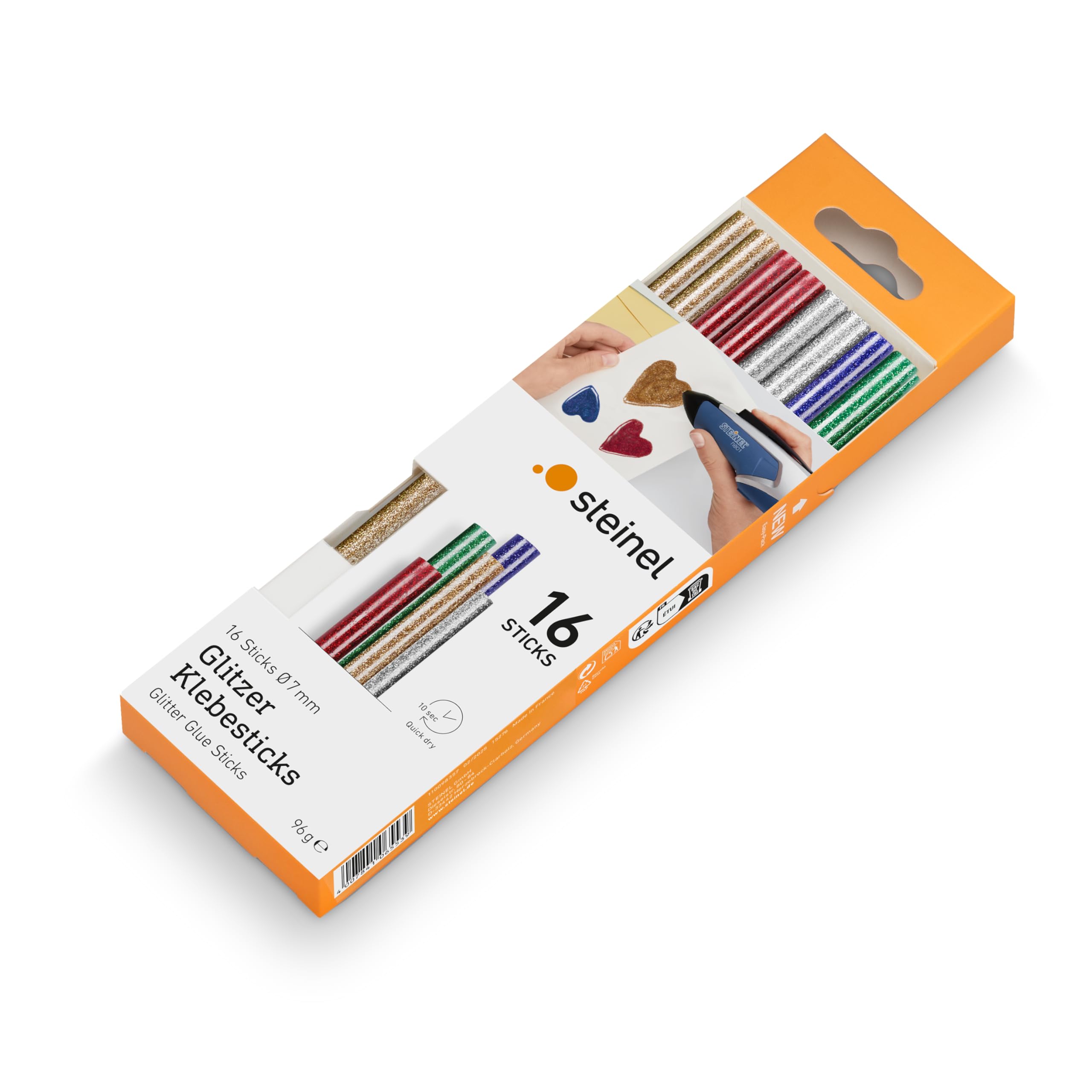 Steinel Glitter 7 mm, 16 Sticks, 96 g, 16 pcs