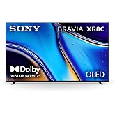 Sony 77 Inch BRAVIA XR8C OLED 4K HDR Smart Google TV (K-77XR8C) | XR Processor with AI Technology, Dolby Vision/Atmos, Exclusive Features for PlayStation&reg;5