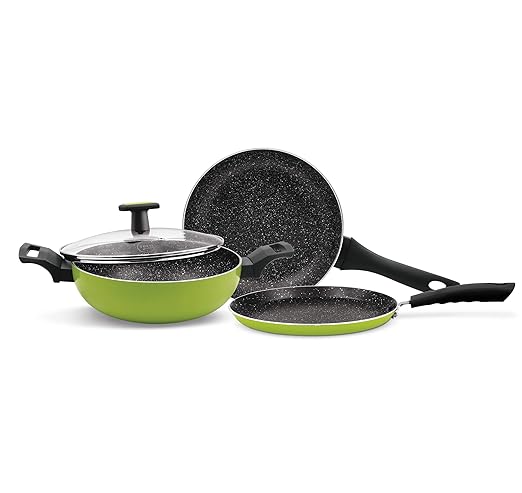Treo by Milton Granito My Kitchen, Set of 3, Green