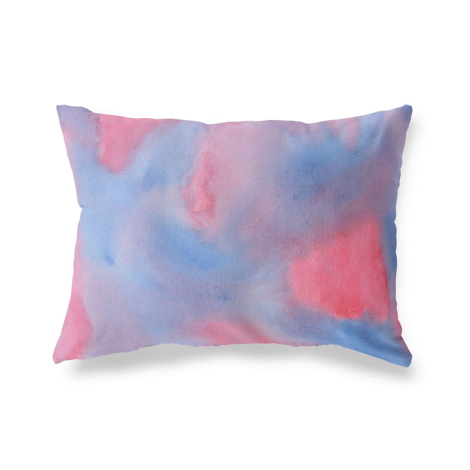 Bonamaison Decorative Cushion Cover Watercolor Theme, Throw Pillow Covers, Home Decorative Pillowcases for Livingroom, Sofa, Bedroom, Size:35x50 Cm - Designed and Manufactured in Turkey