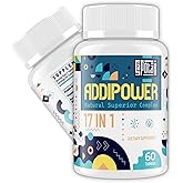 17-in-1 Brain Supplement for Memory and Focus | Nootropic Brain Supplement for Mental Clarity, Concentration, Alertness | Natural Nootropics with Herbal Extracts, Vitamins &amp; Amino Acids (60 Tablets)