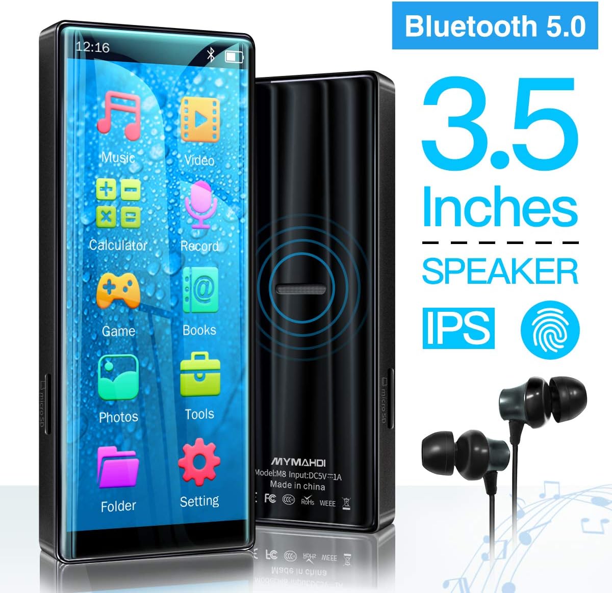 High Resolution And Full Touch Screen Voice Recorder 8gb Hifi Lossless Sound Player With Fm Radio Mymahdi Mp3 Player Supports Up To 128gb Black Talkingbread Co Il High Resolution And Full Touch Screen Voice Recorder 8gb Hifi Lossless Sound Player With Fm Radio Mymahdi Mp3 Player Supports Up To 128gb Black Talkingbread Co Il
