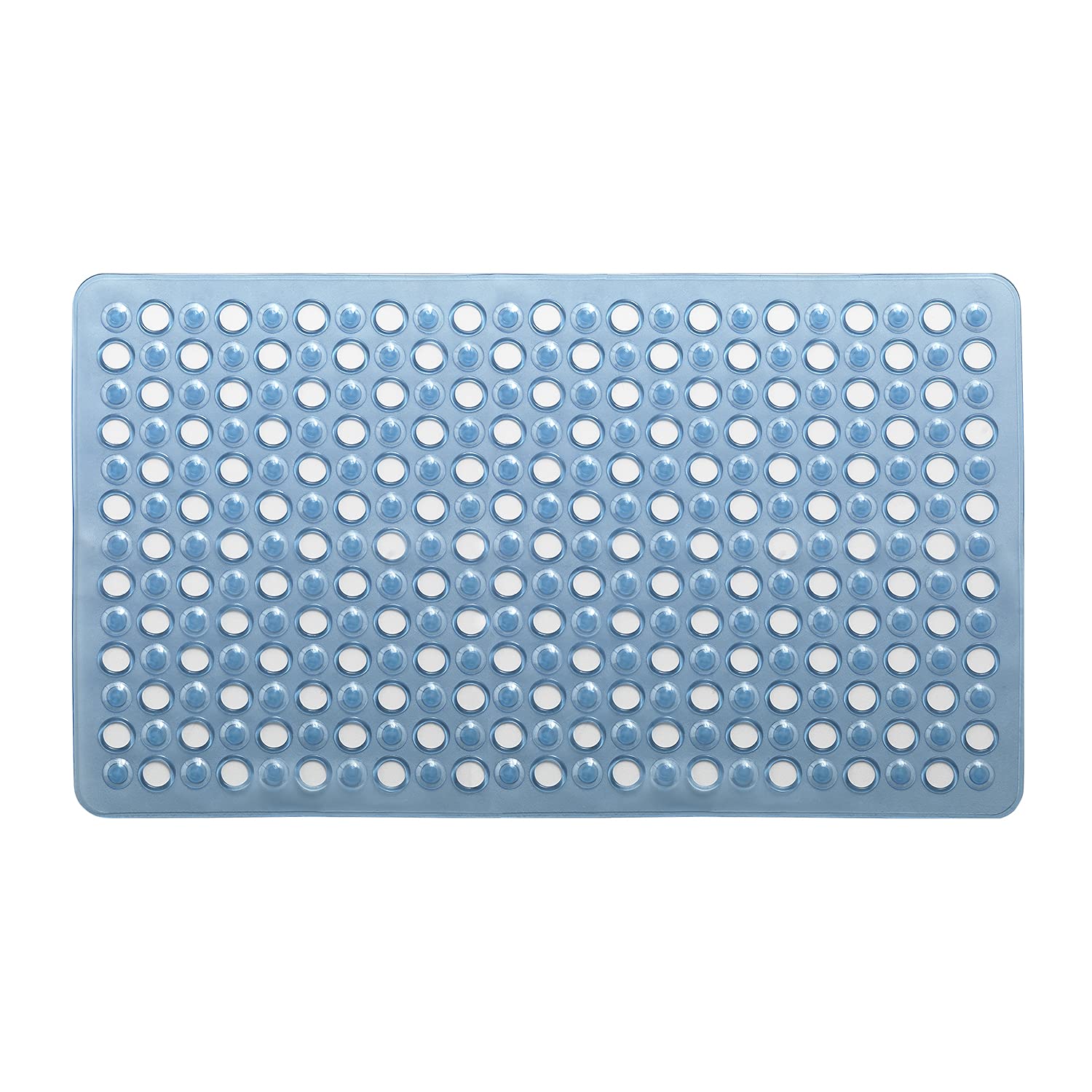 Gedy G-Maim Non-Slip Bathtub with Suction Cups, Size: 60 x 38, Resin Bath Mat, Blue Finish, R&D Design, 100% Made in Italy, Machine Washable, 2 Year Warranty, Unique