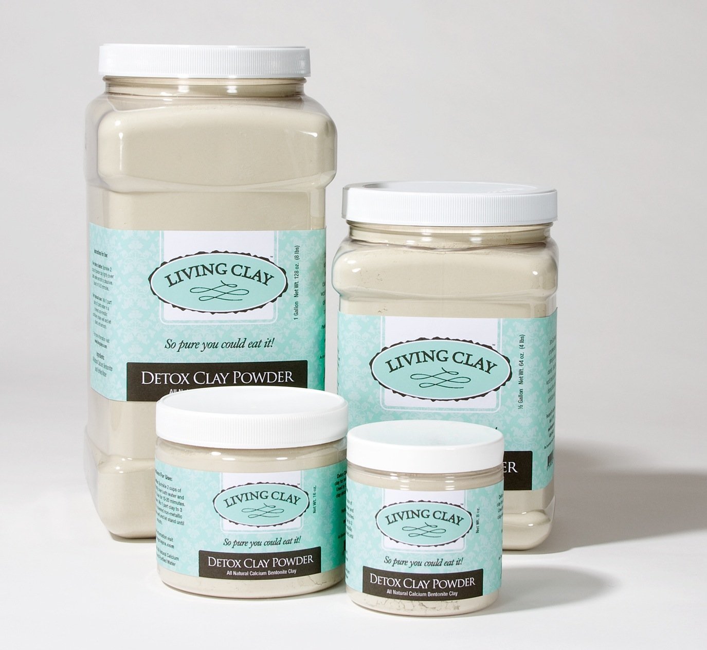 Detox Clay Living Clay 0.5 gal Powder Buy Online in United Arab