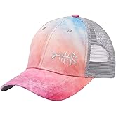 BASSDASH Kids Youth Fishing Sun Hat Mesh Back Adjustable Baseball Trucker Cap for Boys Girls Toddler