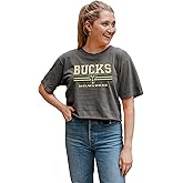 Blue 84 NBA Womens NBA Officially Licensed Women's Crop Top T-Shirt Ringspun Team Color