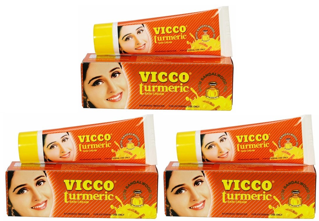 Vicco Turmeric Vanishing Cream (With Sandalwood Oil) Pack of 350gm