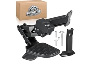 PROREFINE 82215842AG Upgraded Rear Bed Step Retractable Bumper Step Compatible with 2019-2024 Ram 2500 3500 Truck Folding Truck Tailgate Step Replace 82215842AC 82215842AD 82215842AE 82215842AH
