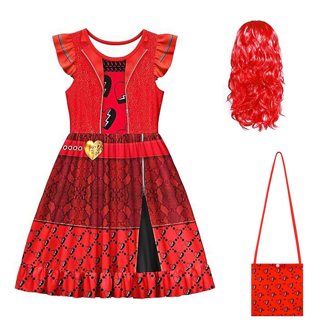 Fancyset Descendants 4 Rise of Red Costume girl (red, 140cm)
