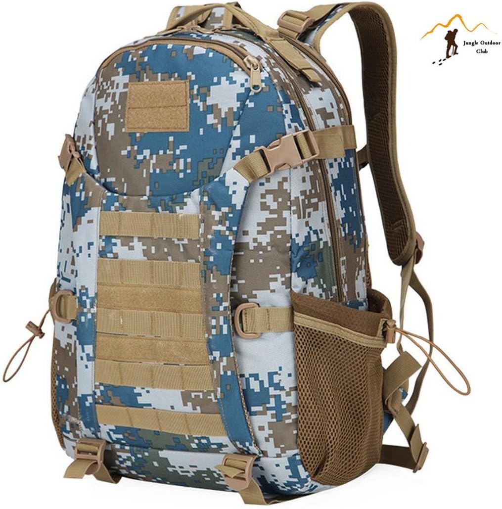 Jungle Oxford New Top 511 backpack outdoor travel backpack MOLLE Big Bags Camouflage Bag tactical pockets wild bag Rucksack Hiking Climbing Backpack,Navy Digital