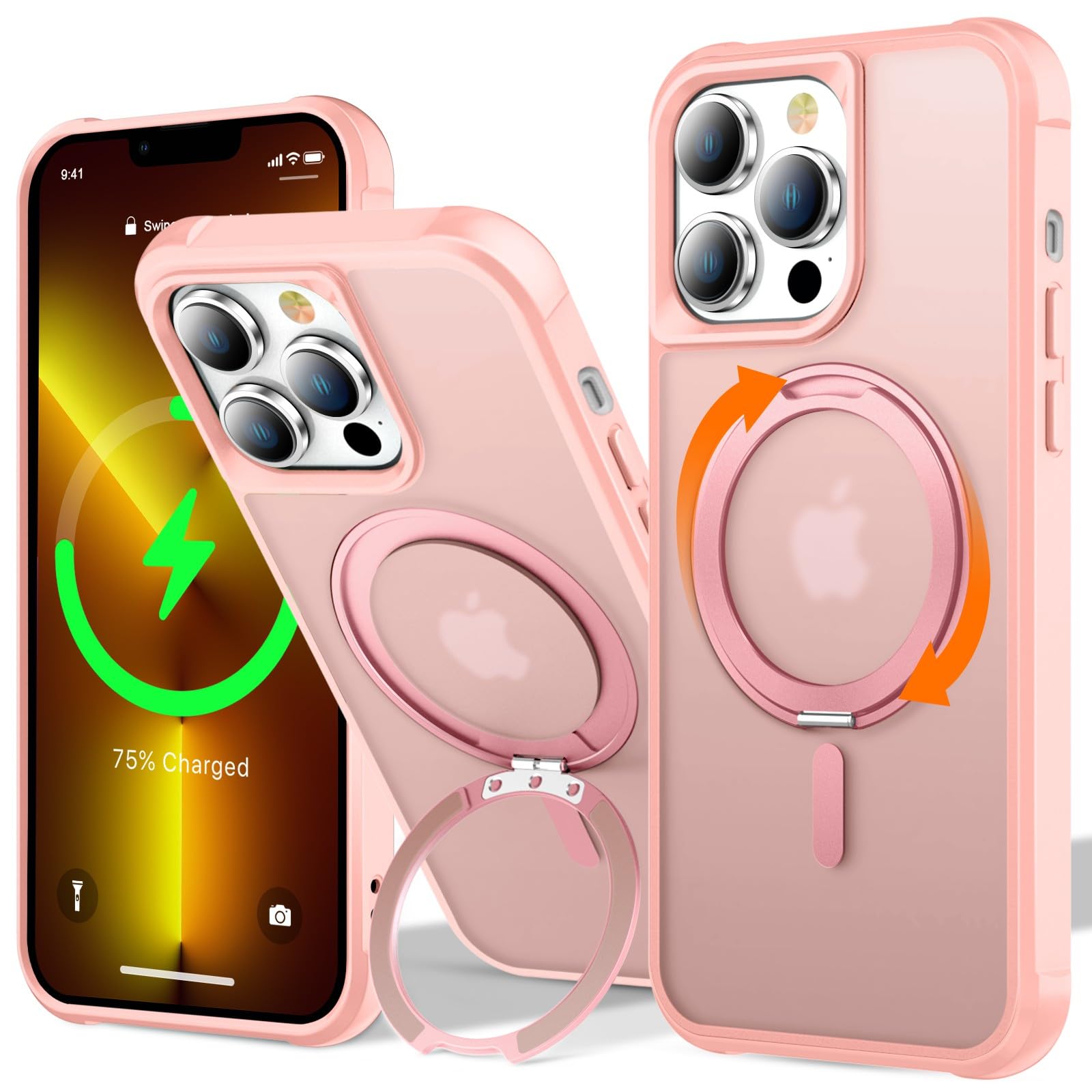 UMIONE 360° Rotatable Magnetic Ring Design for