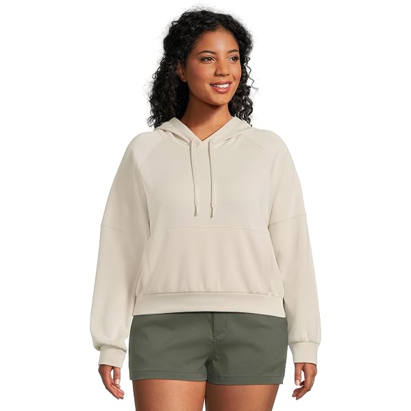prAna Women's Shea Crewneck, Almond, X-Small at Amazon Women's