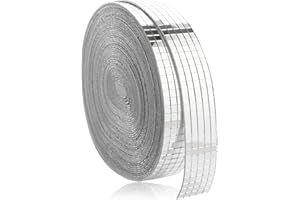 RETAINBRE Disco Ball Mirror Tiles Self Adhesive Disco Ball Tapes Stickers Small Square Mirror Mosaic Tiles for Crafts and DIY Decoration Accessory (10000 Pcs)