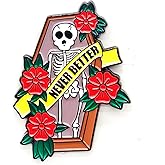 Never better - Gothic Series - Enamel Lapel Pin - Plated Badge for Clothing, Bags, and Lanyards