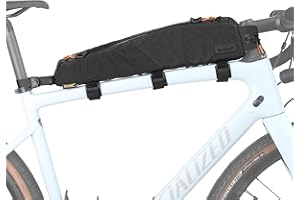 Rhinowalk Bike Top Tube Bag Bicycle Front Frame Bag Waterproof Bike Bag 2.1L with Dual Side Mesh Pockets for MTB Road Bike Cycling Commuting and Outdoor Adventures