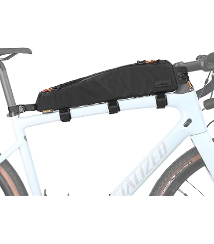Bolsa Triangular Para Marco De Bicicleta - Impermeable, Con Compartimentos, Para Bicicletas De Carretera