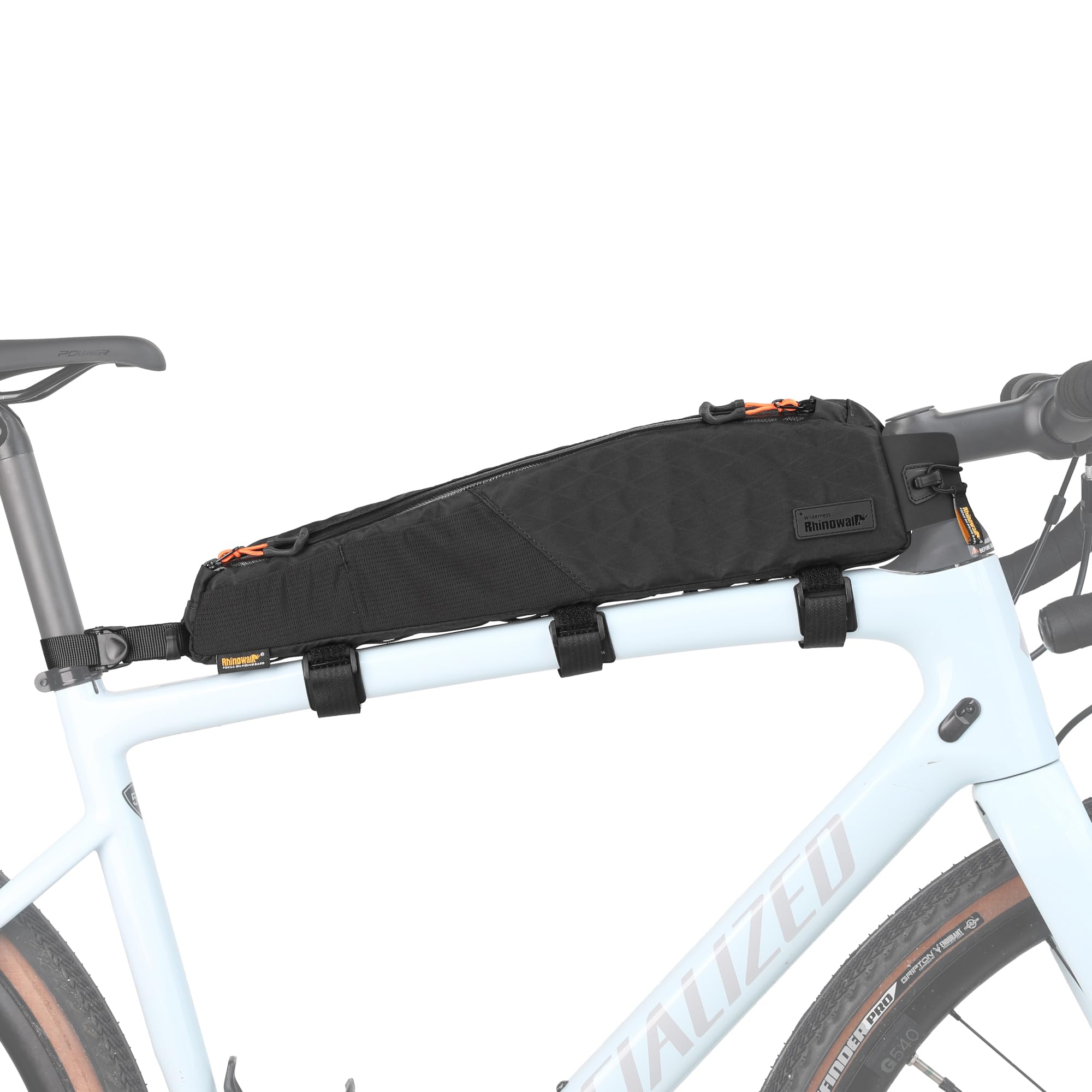 Rhinowalk Bicycle Triangle Frame Bag Front Storage Pouch for Touring Bikepacking