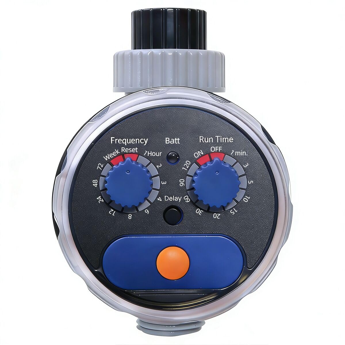 Yardeen Sprinkler Water Timer Programmable Garden Zero Pressure Waterproof Irrigation Controller Hose Timer for Outdoor Lawns & Garden Blue