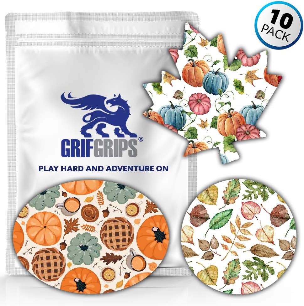 Pumpkin Spice Combo - Pre-Cut Adhesive Patch for Your CGM Device (Libre Pro)