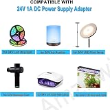 AmzFwing 24V 1A Power Supply Adapter 100-240V AC to DC 24W Transformer view 4
