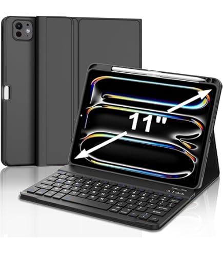 Amazon.com: Apple iPad Pro 11 Case with Keyboard (M4), Detachable