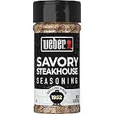 Weber Savory Steakhouse Seasoning, 6.1 oz (Pack of 6)