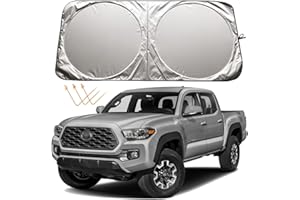 XHRING Windshield Sun Shade for Toyota Tacoma 2005-2024 Camry 2018-2024 Corolla 2003-2024 4Runner 2010-2024 Accessories, Car Front Window Sunshade Sun Visor Shield for Toyota Avalon Blocks UV Rays