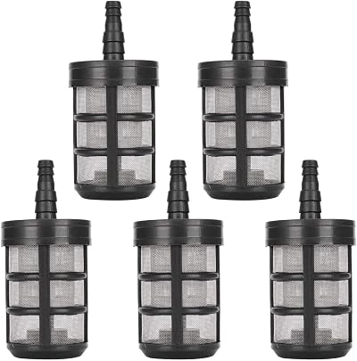 DBAILY 5pcs Suction Hose Filter Water Pump Strainer Inlet Filter for Pressure