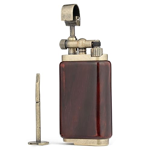 Antique Style Lift Arm Tobacco Pipe Cigarette Butane Lighter with Tamper &  Pick (Rosewood) in Kenya