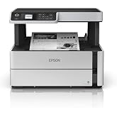 Epson EcoTank ET-M2170 Wireless Monochrome All-in-One Supertank Printer | Cartridge-free monochrome print, scan, copy; up to 20 ppm, Ethernet, auto 2-sided; ideal for small offices and businesses