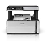 Epson EcoTank ET-M2170 Wireless Monochrome All-in-One Supertank Printer with Ethernet PLUS 2 Years of Unlimited Ink*,White