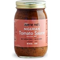 Amazon.com : Auntie Pat's - Nigerian Tomato Sauce- Vegan, West ...